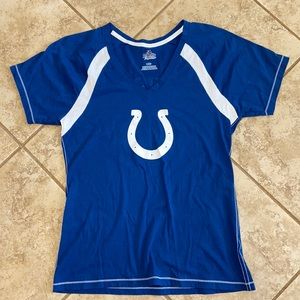 Majestic Fan Fashion Andrew Luck Colts V-Neck Short Sleeve T-Shirt